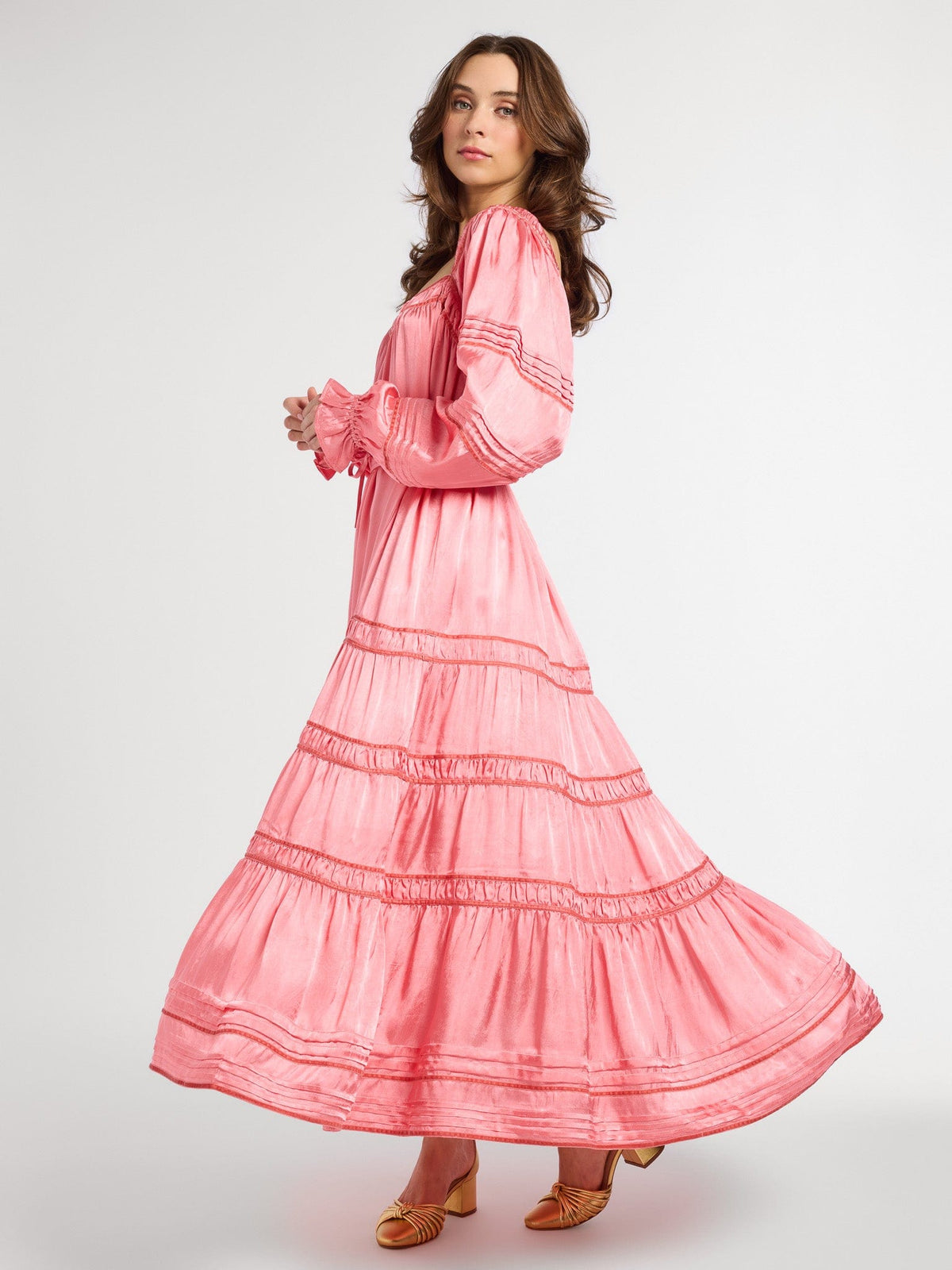 Alessandra Dress in Camellia — The cloth