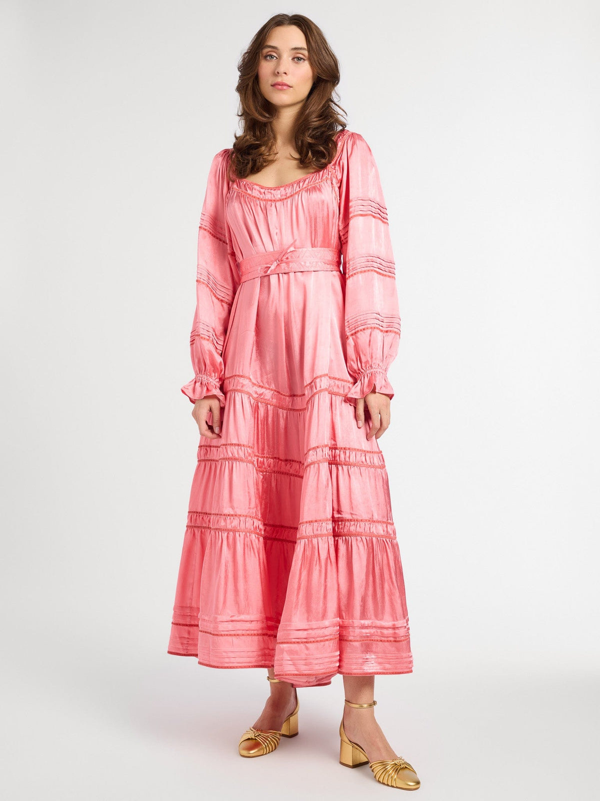 Alessandra Dress in Camellia — The cut