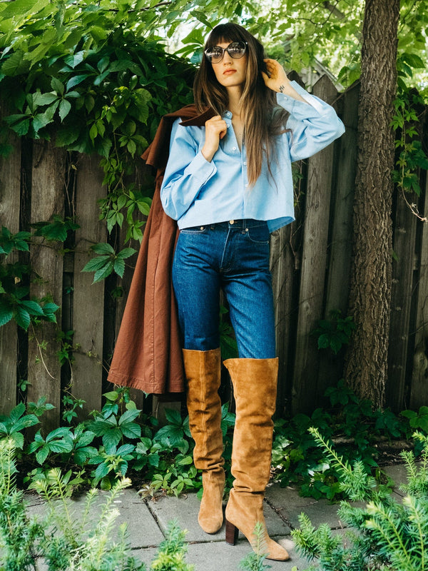 Alina Coat in Chocolate — view 11