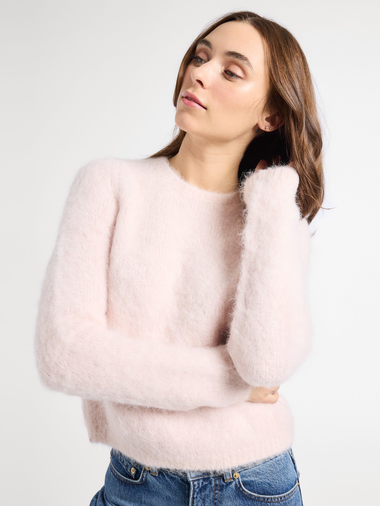 MILLE Clothing Aline Pullover in Rosewater