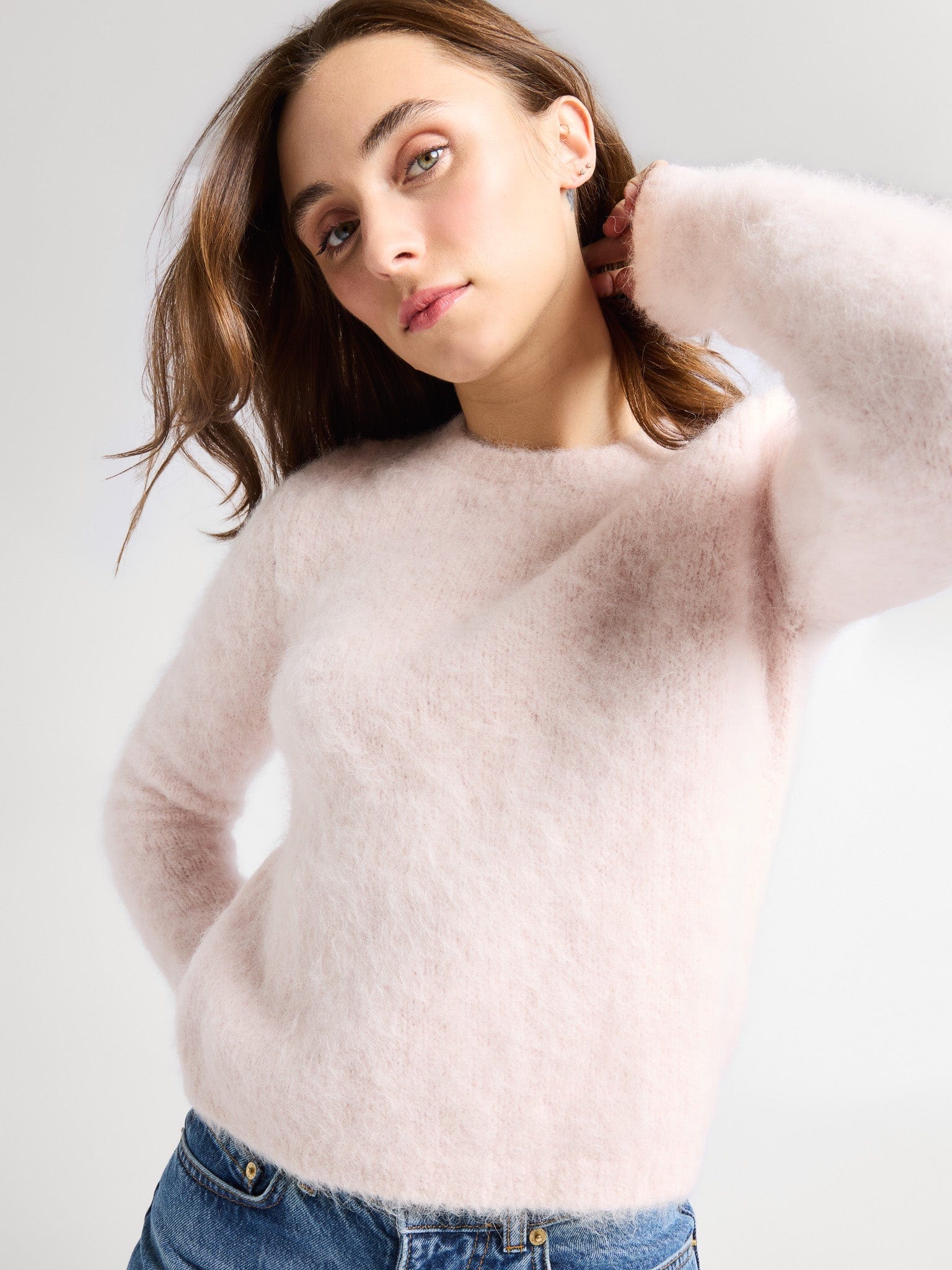 MILLE Clothing Aline Pullover in Rosewater