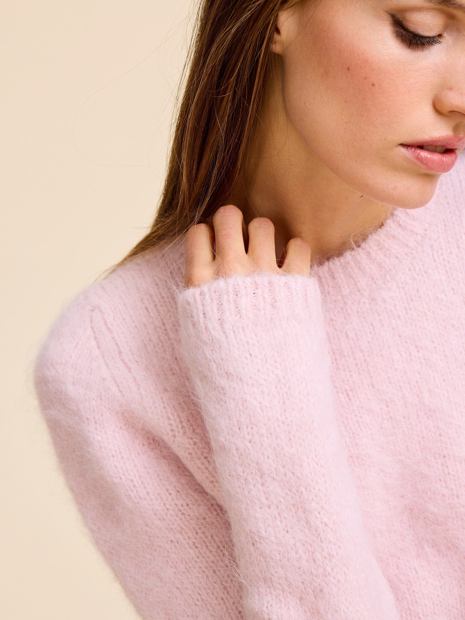 MILLE Clothing Aline Pullover in Rosewater