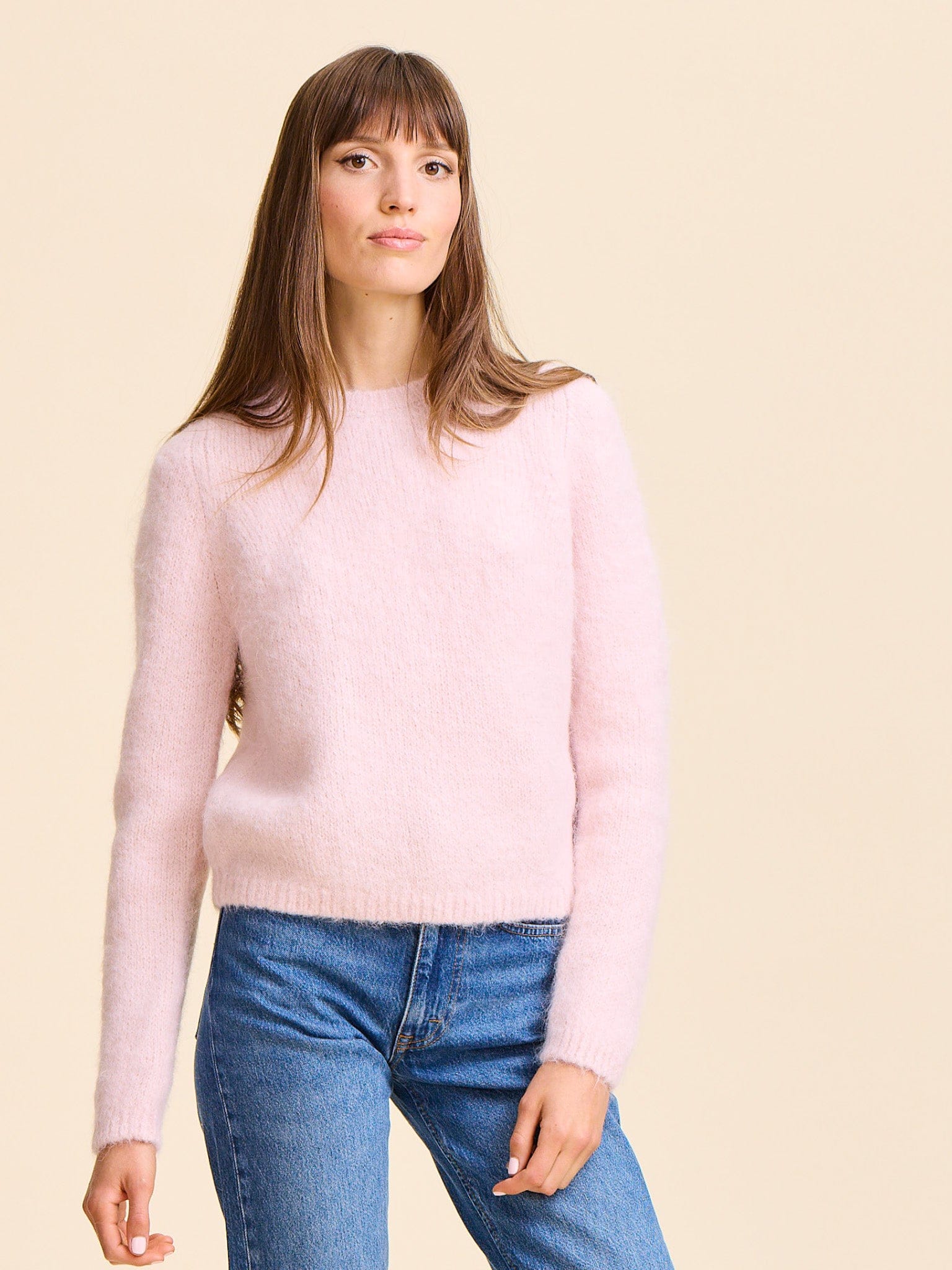 MILLE Clothing Aline Pullover in Rosewater