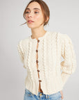 MILLE Clothing Allegra Cardigan in Ivory