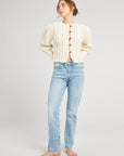 MILLE Clothing Allegra Cardigan in Ivory