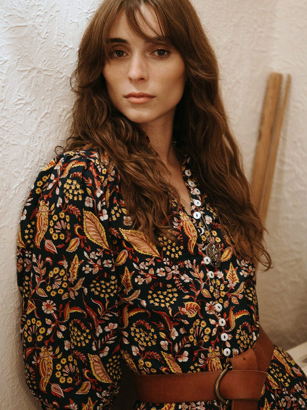 Allegra Dress in Star Floral — view 17