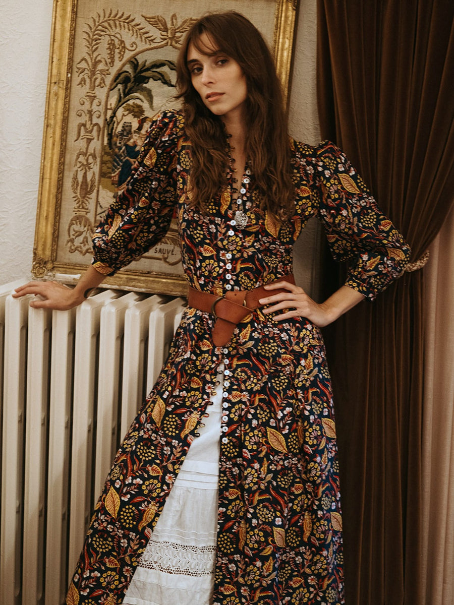 Allegra Dress in Star Floral