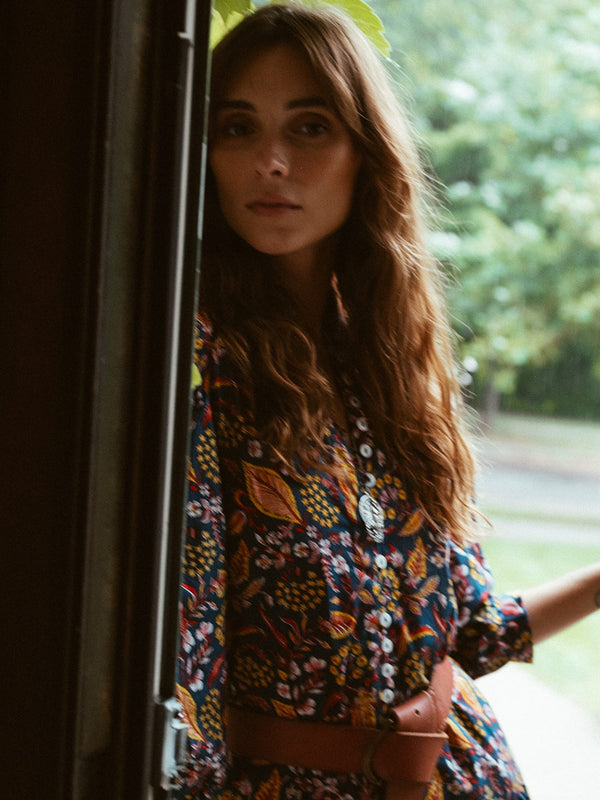 Allegra Dress in Star Floral — view 12