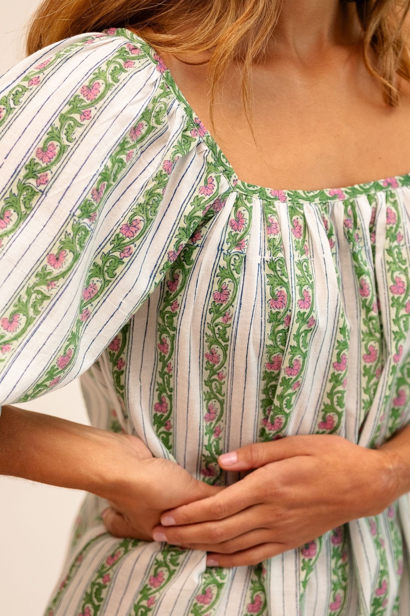 MILLE Clothing Alma Dress in Sweet Pea Stripe
