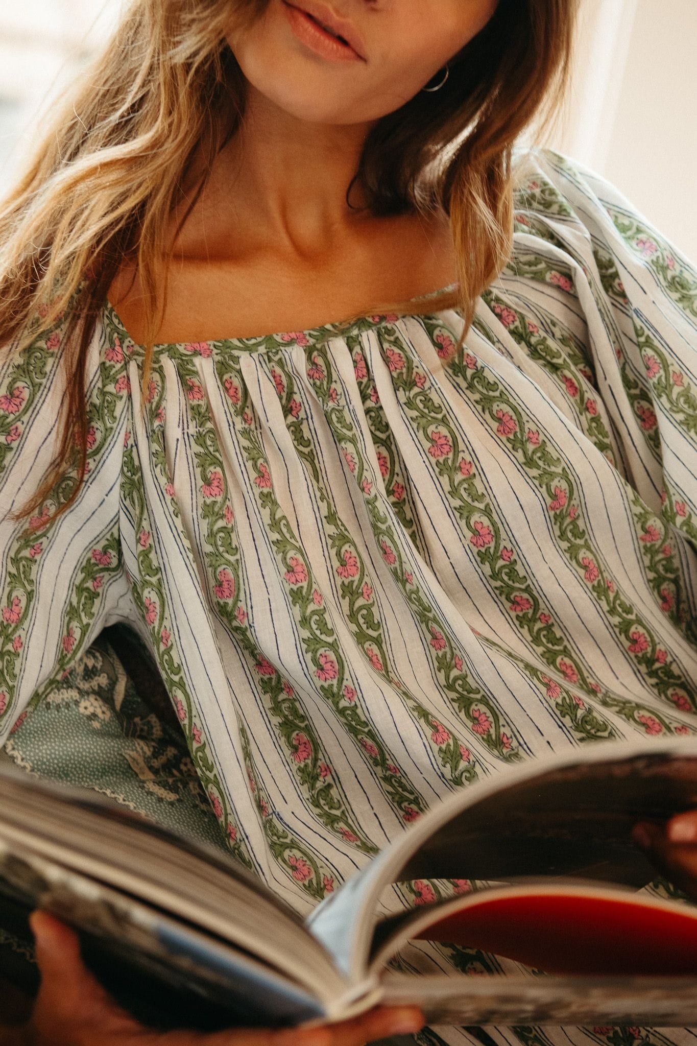 MILLE Clothing Alma Dress in Sweet Pea Stripe