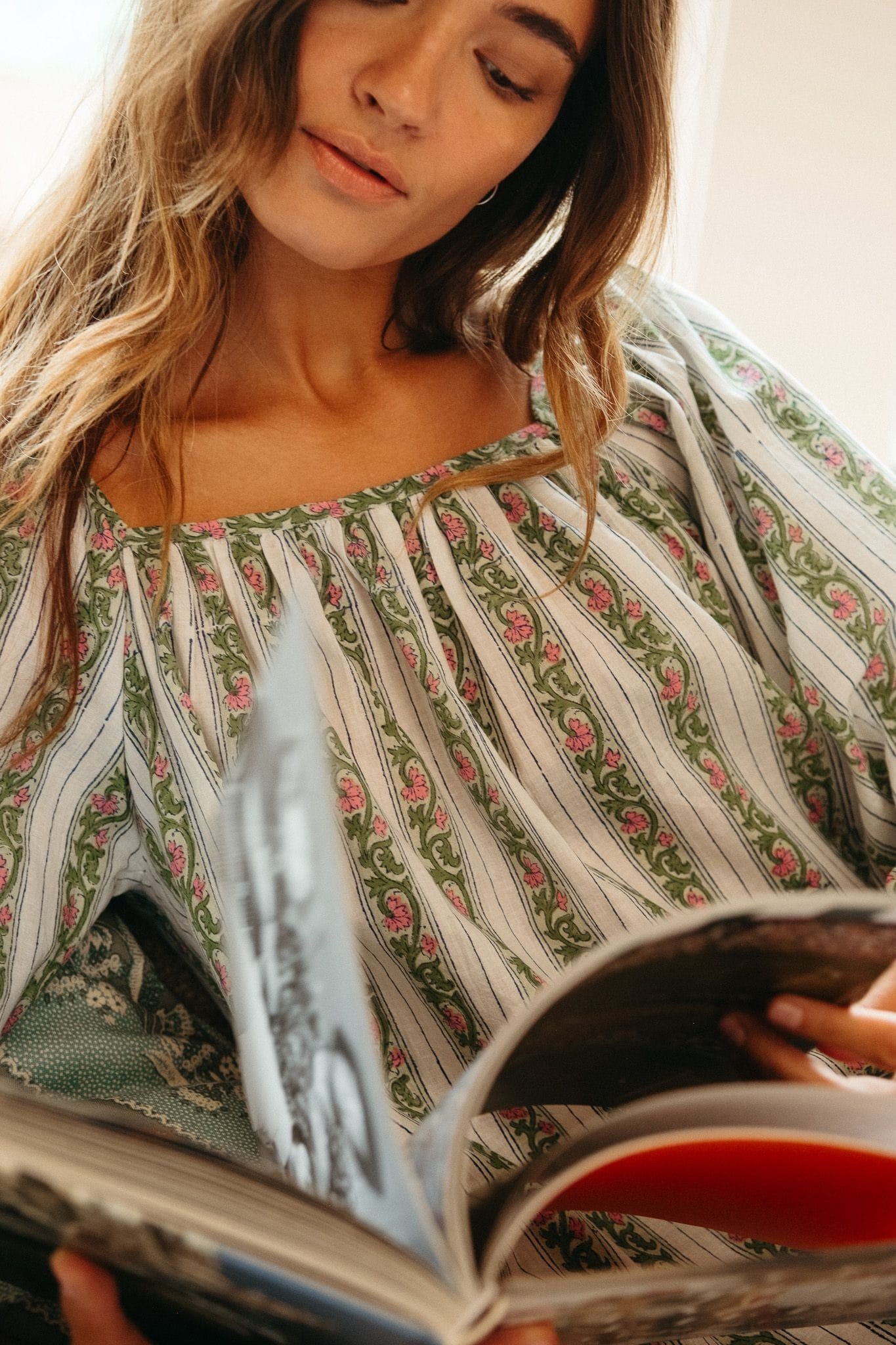 MILLE Clothing Alma Dress in Sweet Pea Stripe