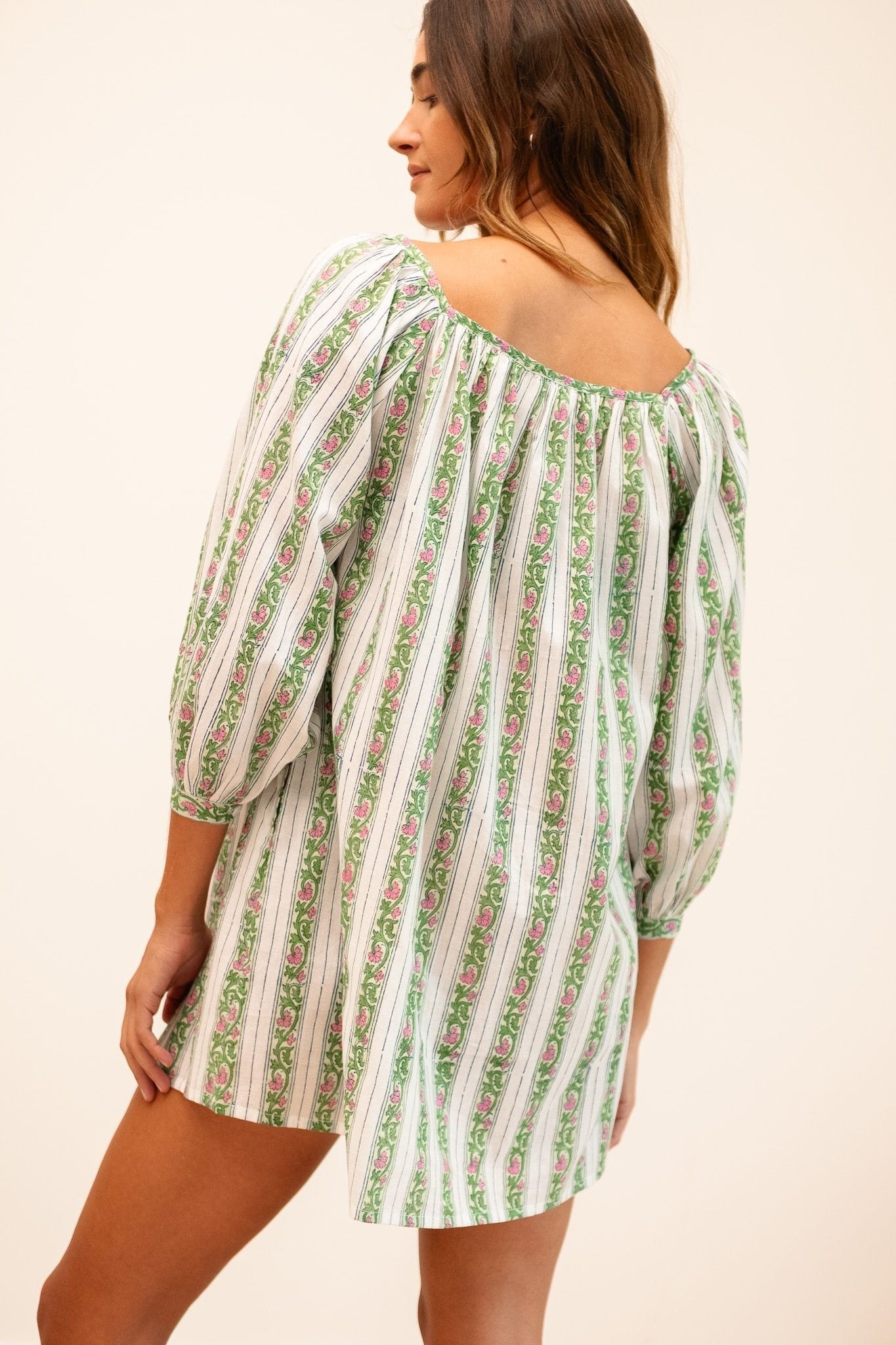 MILLE Clothing Alma Dress in Sweet Pea Stripe