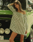 MILLE Clothing Alma Dress in Sweet Pea Stripe