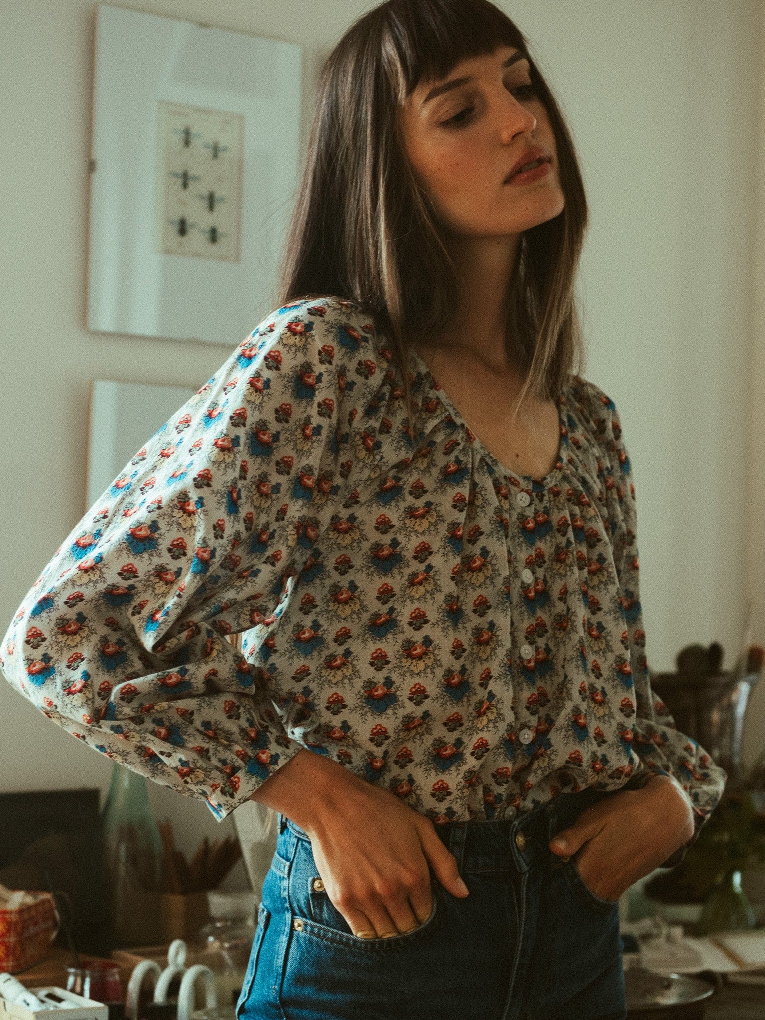 MILLE Clothing Aly Top in Cottage