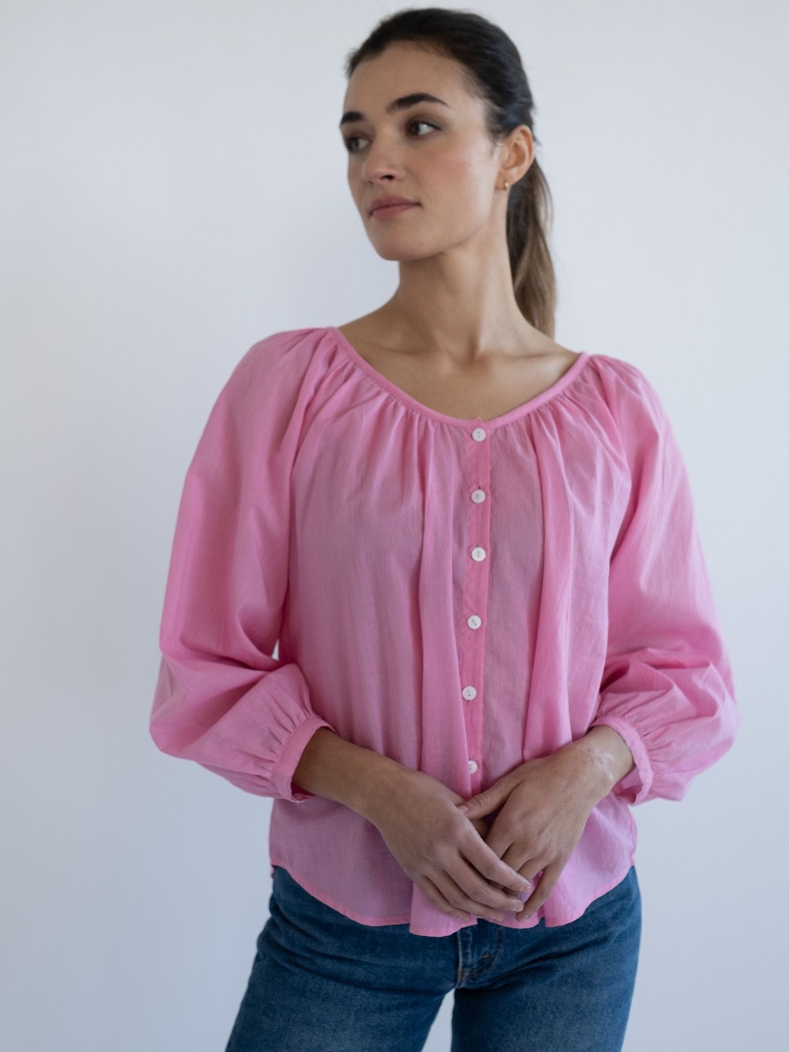 MILLE Clothing Aly Top in Peony