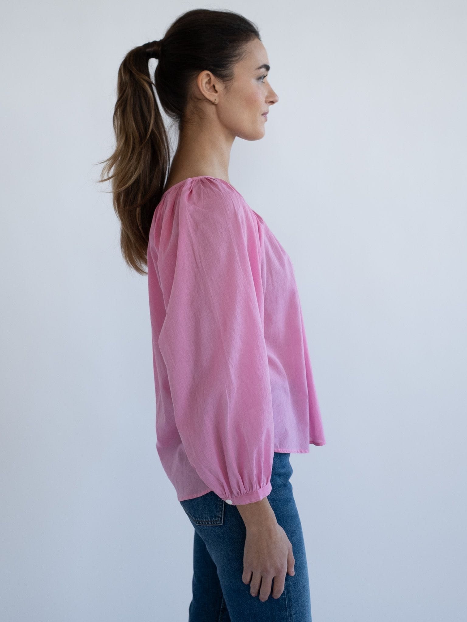 MILLE Clothing Aly Top in Peony