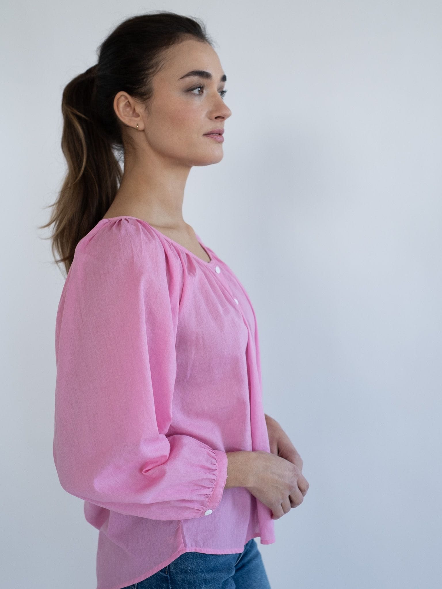 MILLE Clothing Aly Top in Peony