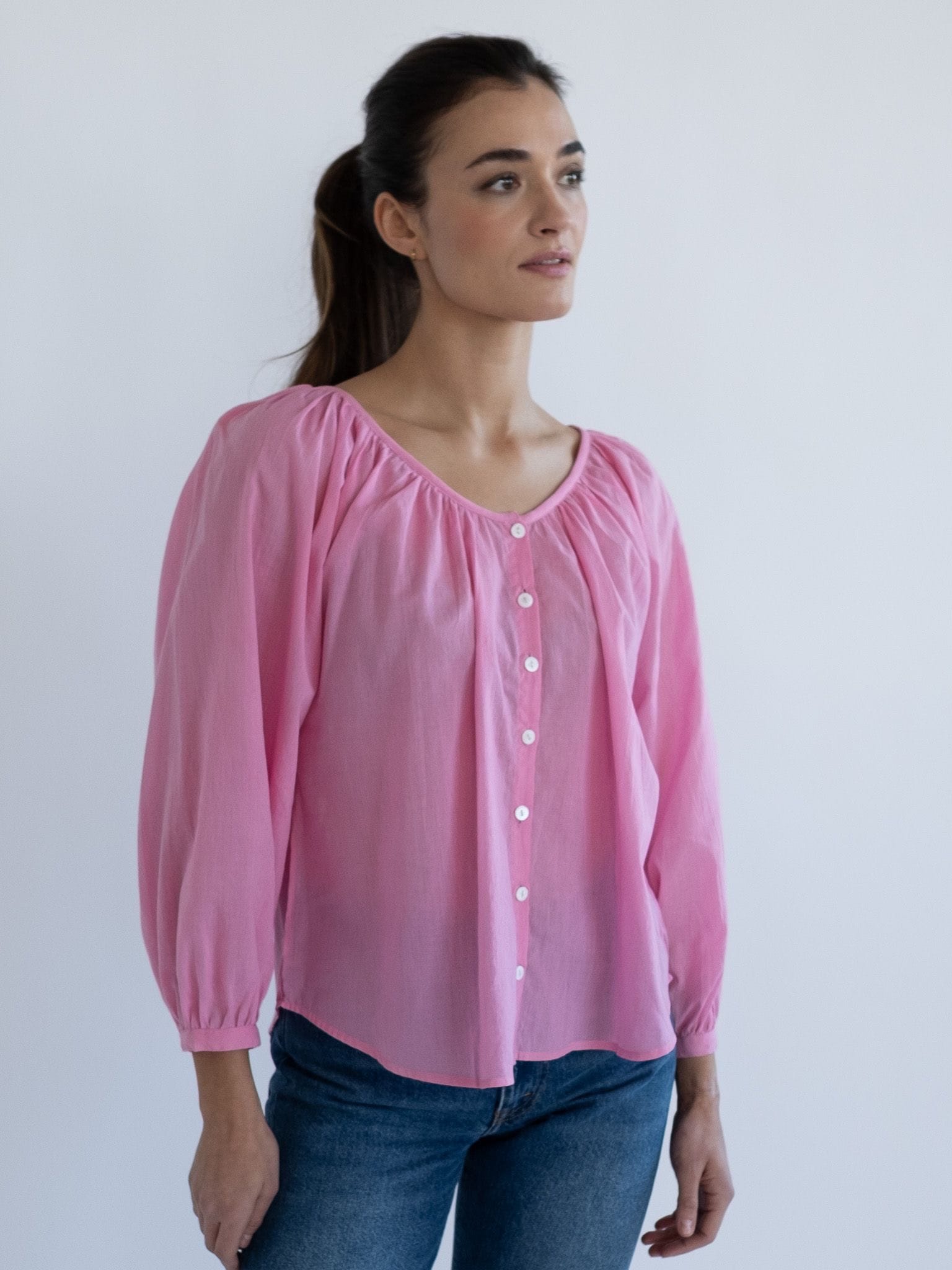 MILLE Clothing Aly Top in Peony