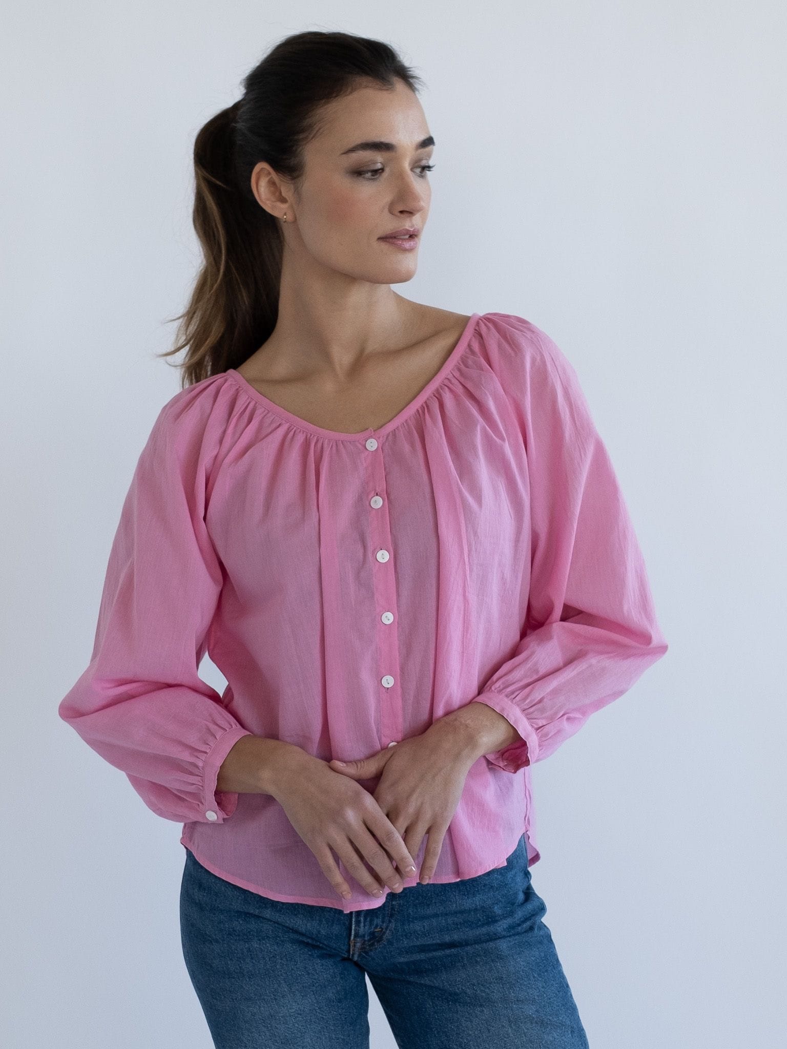 MILLE Clothing Aly Top in Peony