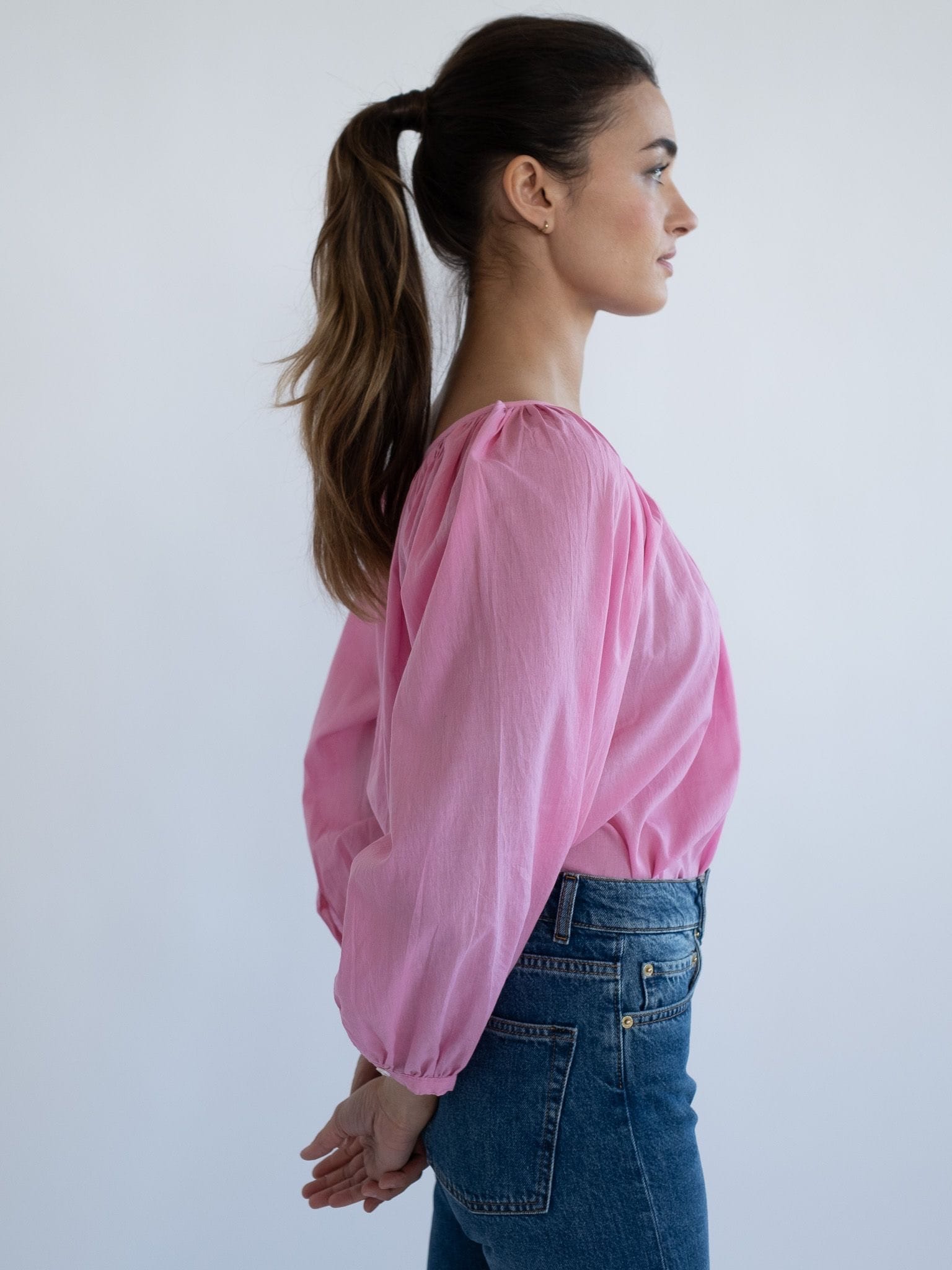 MILLE Clothing Aly Top in Peony