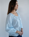 MILLE Clothing Aly Top in Sky
