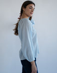MILLE Clothing Aly Top in Sky