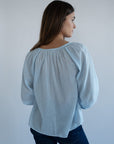 MILLE Clothing Aly Top in Sky