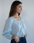 MILLE Clothing Aly Top in Sky