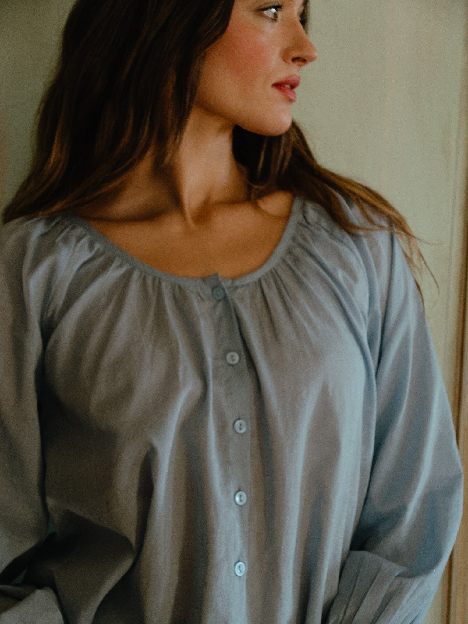 MILLE Clothing Aly Top in Sky