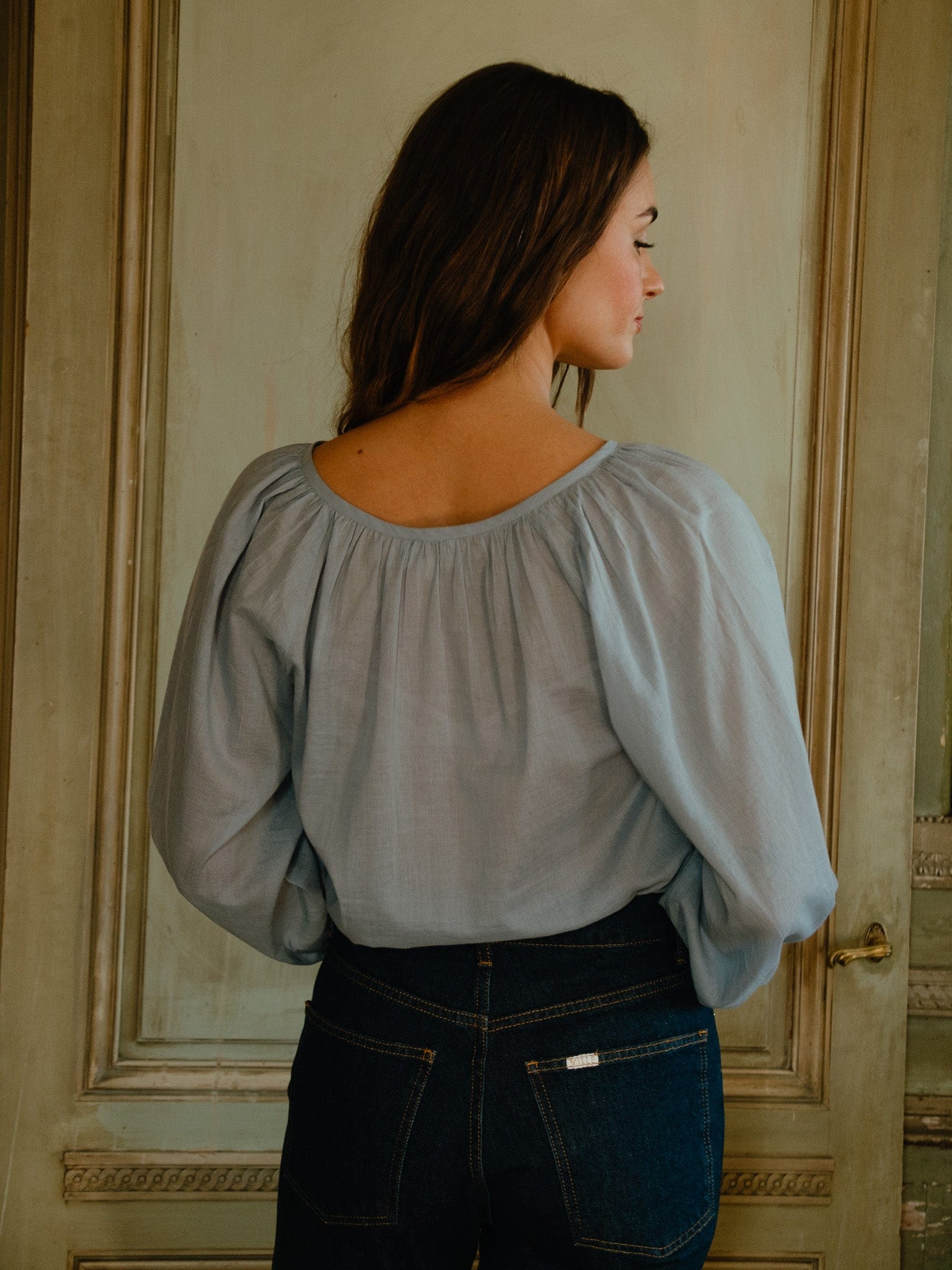 MILLE Clothing Aly Top in Sky