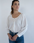 MILLE Clothing Aly Top in White