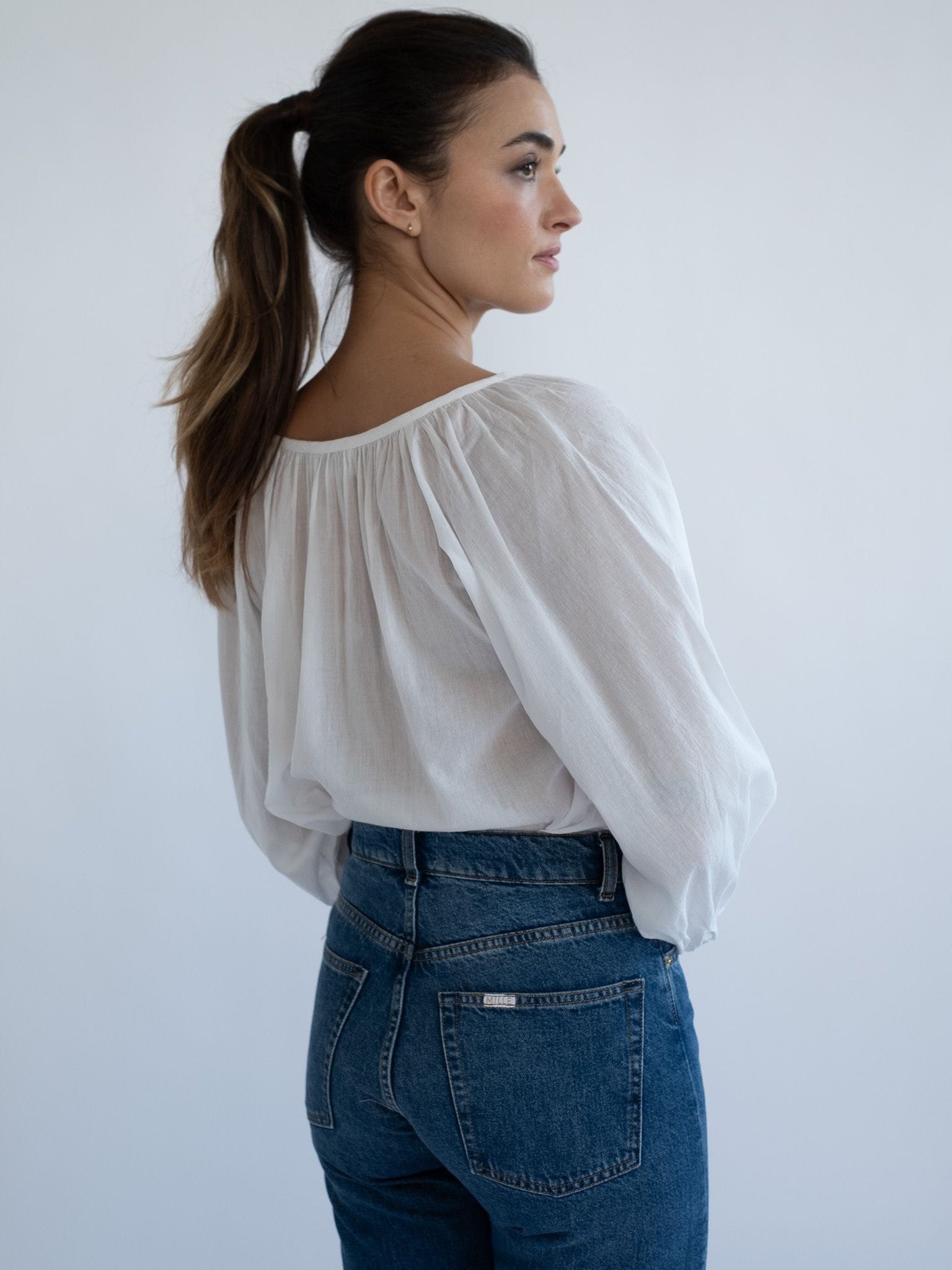 MILLE Clothing Aly Top in White