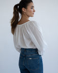 MILLE Clothing Aly Top in White