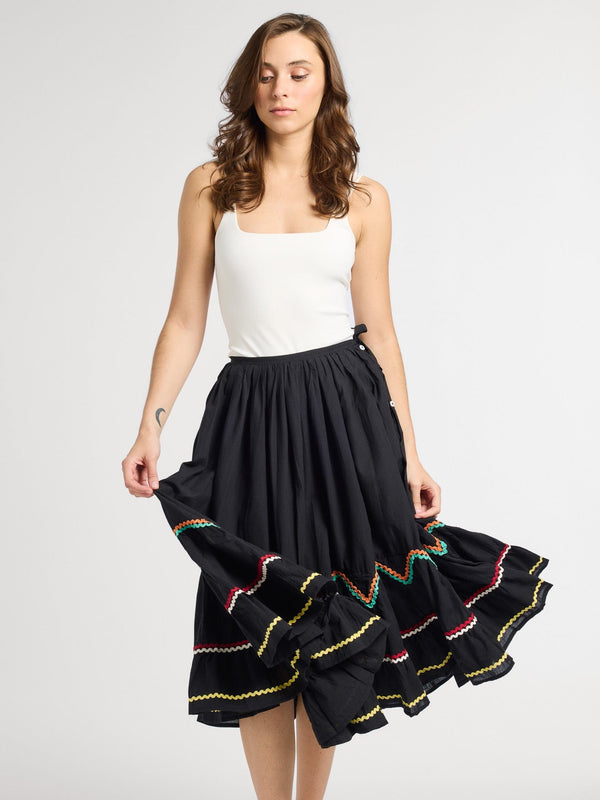 Amalie Skirt in Black — view 2