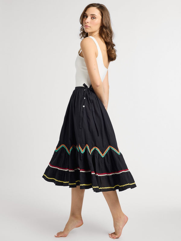 Amalie Skirt in Black — view 4