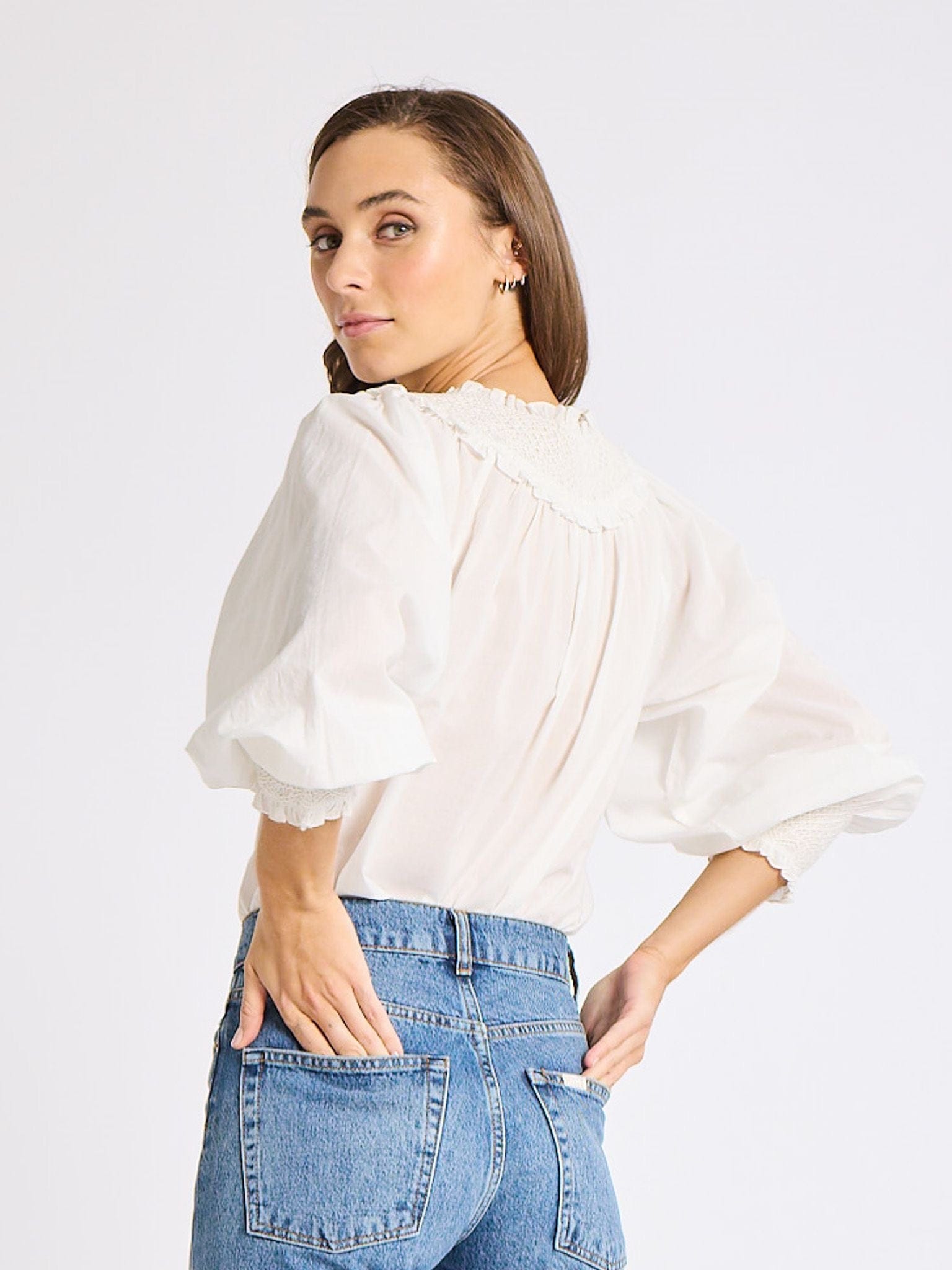 MILLE Clothing Amari Top in White