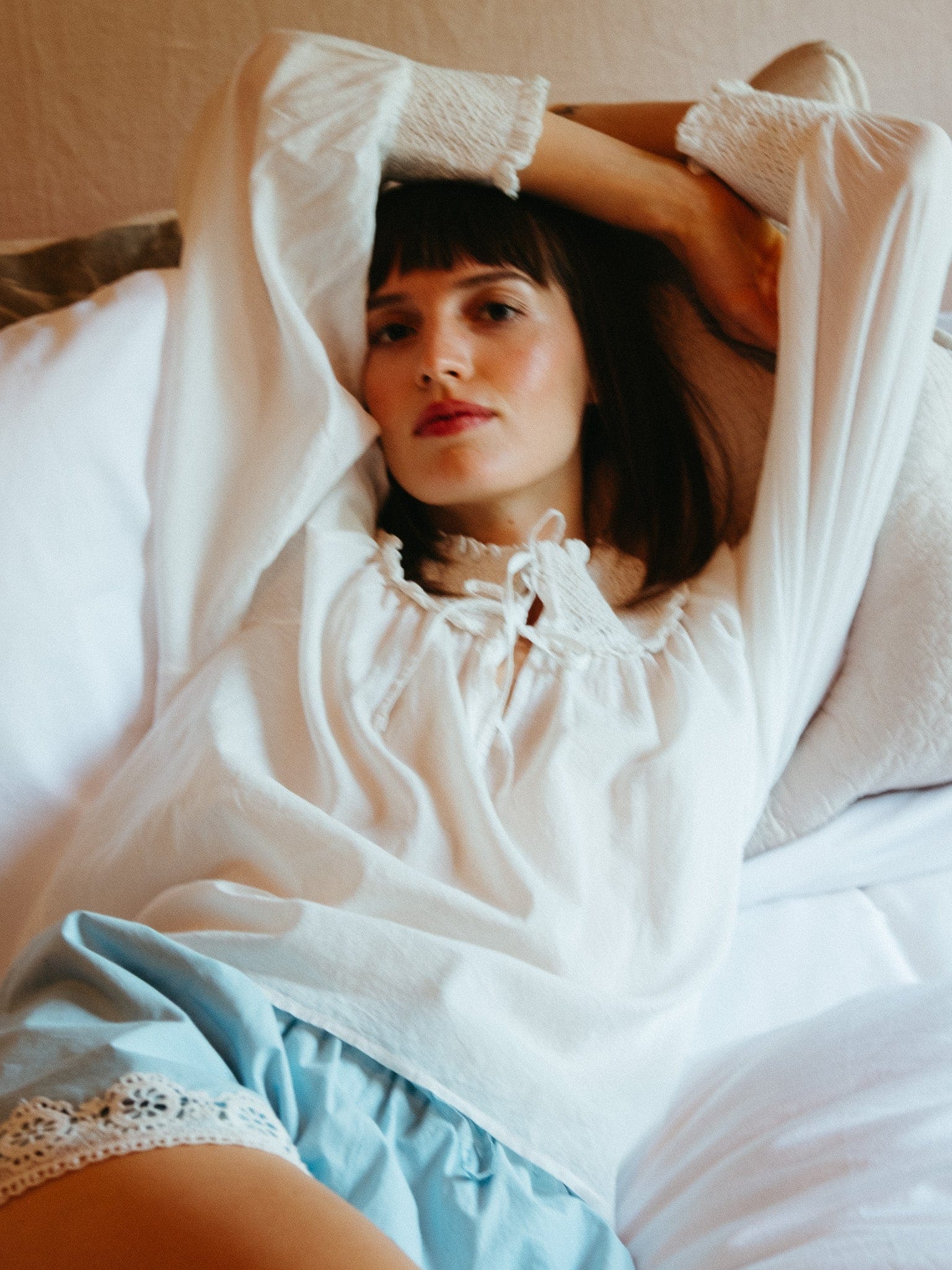 Amari Top in White – MILLE