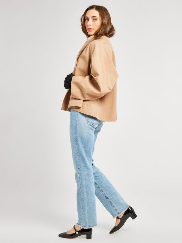 Amie Coat in Almond — view 7