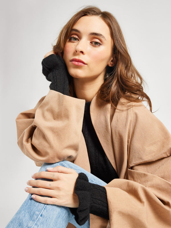 Amie Coat in Almond — view 2