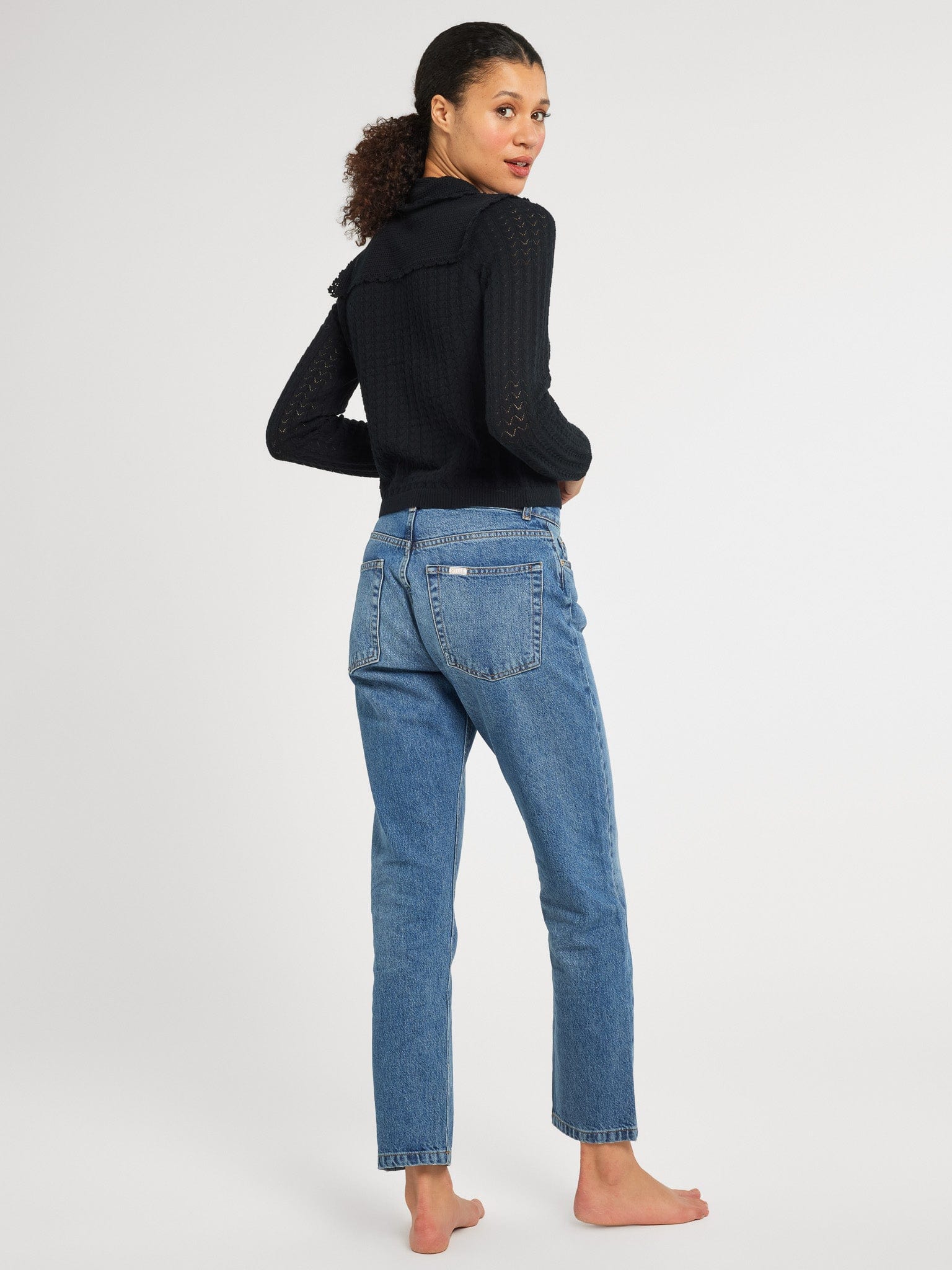 Andie Cardigan in Black – MILLE