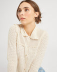 MILLE Clothing Andie Cardigan in Ivory