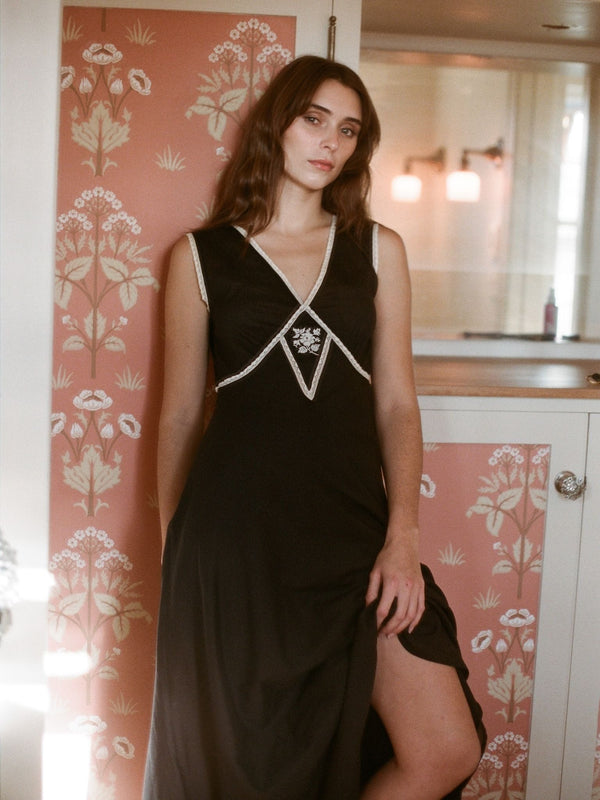 Anez Dress in Black — view 14