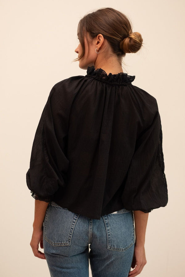 Annette Top in Black — view 12