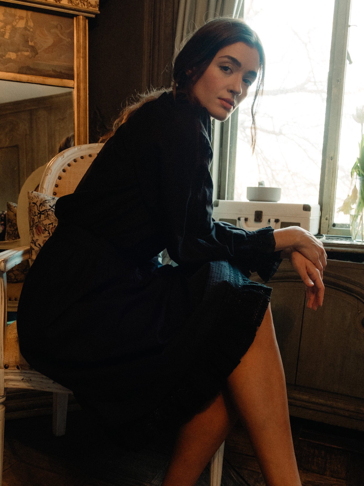 MILLE Clothing Annette Top in Black