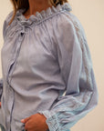 MILLE Clothing Annette Top in Sky