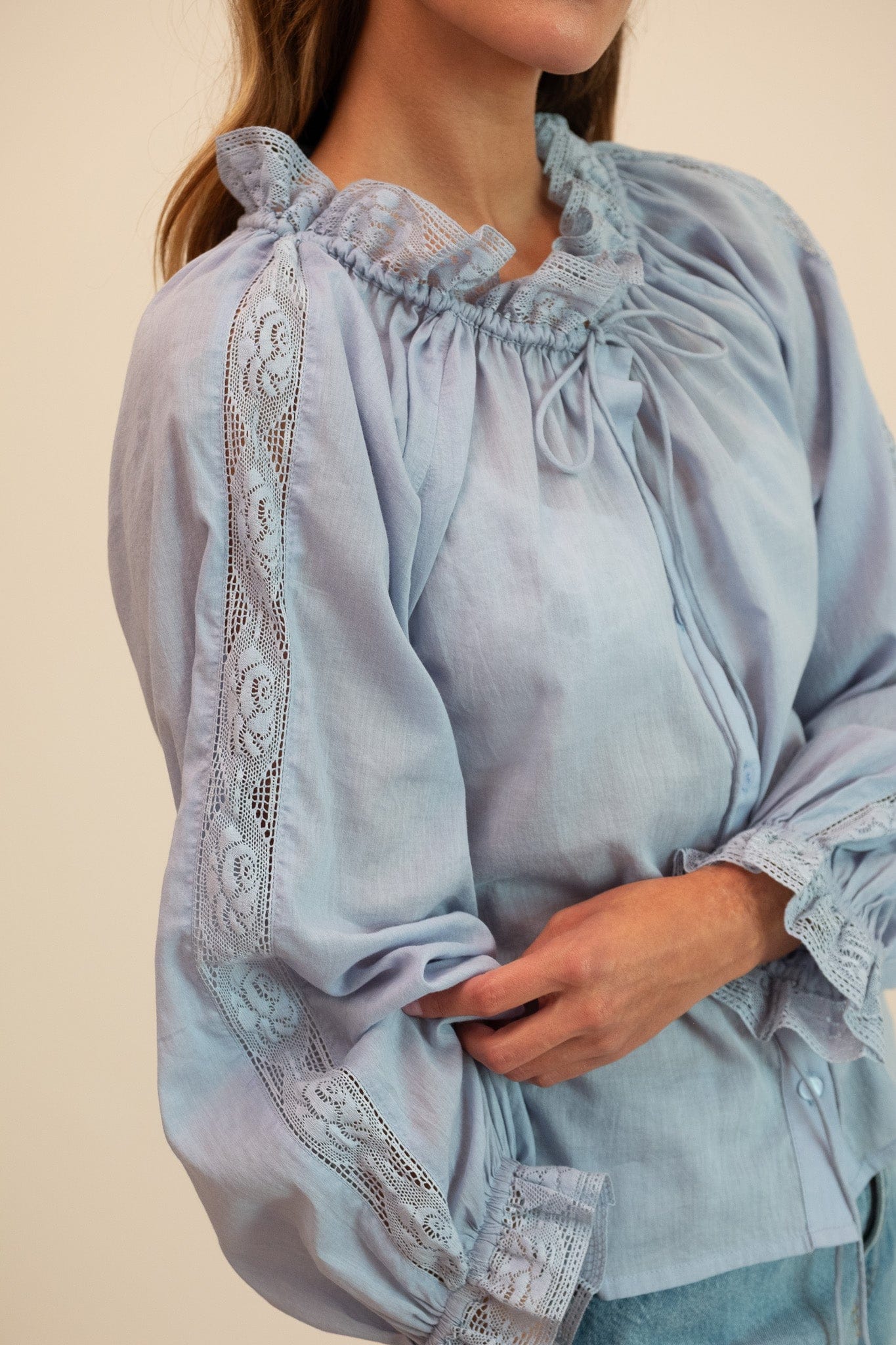 MILLE Clothing Annette Top in Sky