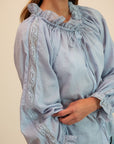 MILLE Clothing Annette Top in Sky