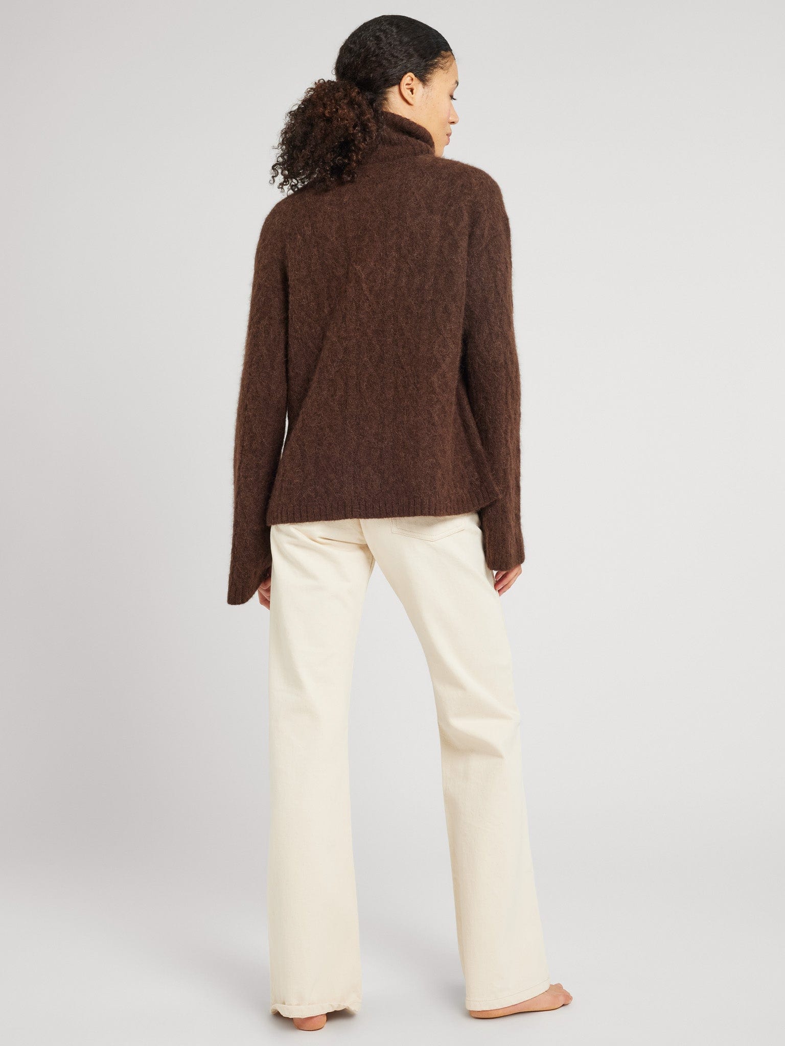 MILLE Clothing Annika Turtleneck in Cocoa