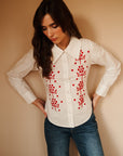 MILLE Clothing Annina Top in Folk Embroidery