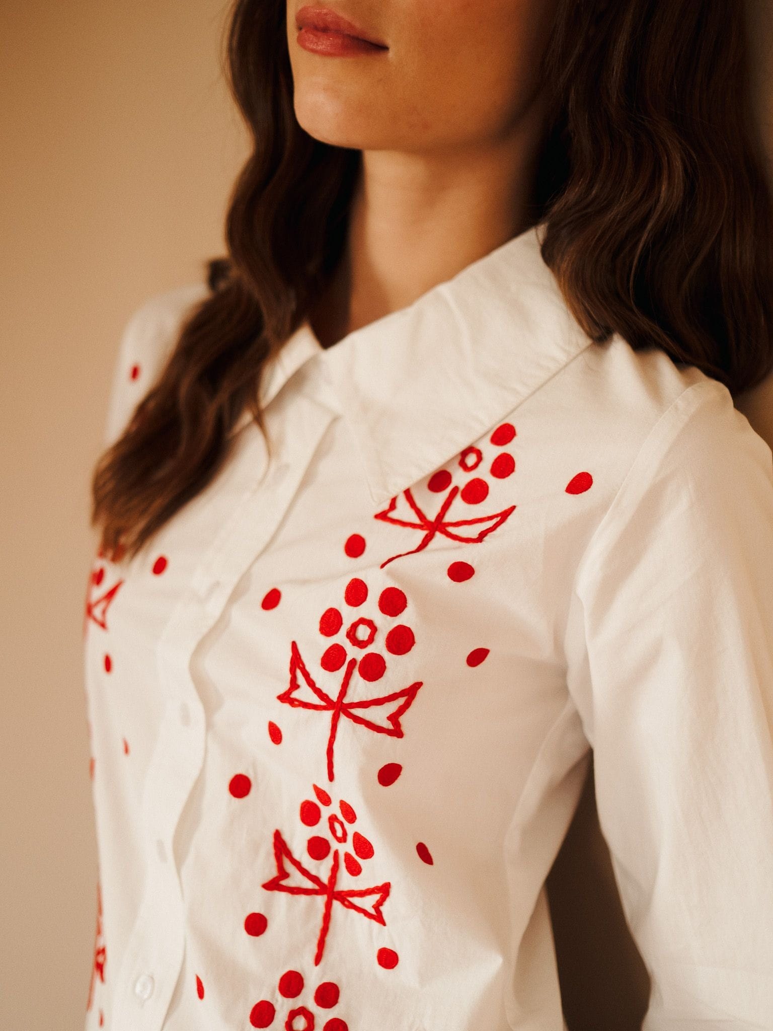 MILLE Clothing Annina Top in Folk Embroidery